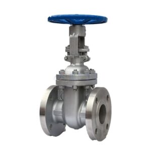 Flanged gate valve with rising stem and handwheel